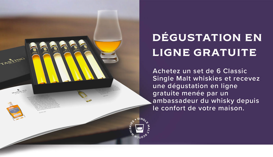 Whisky Dégustation Cadeau Set Tasting Collection 12 échantillons en Coffret  Cadeau